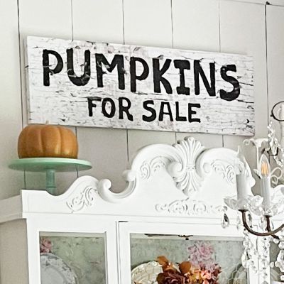 Pumpkins For Sale Canvas Wall Art
