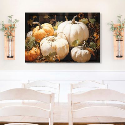 Pumpkins Still Life Stretched Canvas Wall Art