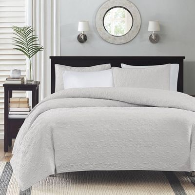 Quilted Cotton Coverlet Set