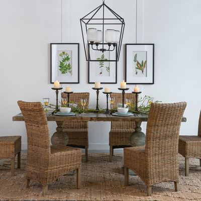 Rattan Weave Dining Chair