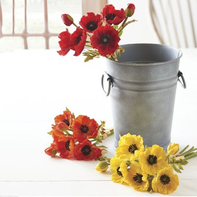 Real Touch Poppy Bouquet Set of 3