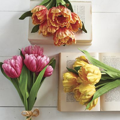Real Touch Spring Tulip Bundle Set of 3