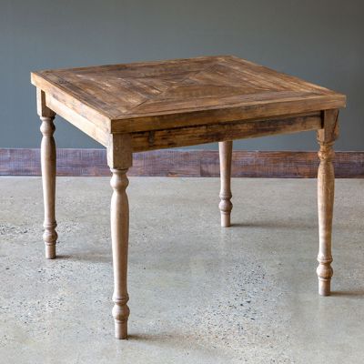 Reclaimed Wood Square Table