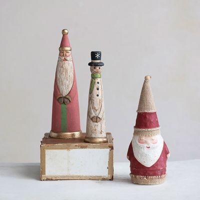 Recycled Paper Mache Holiday Accent