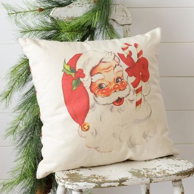 Retro Santa Reversible Accent Pillow