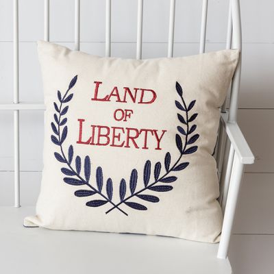 Reversible Land Of Liberty Accent Pillow