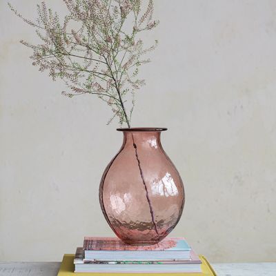 Rose Tint Glass Vase