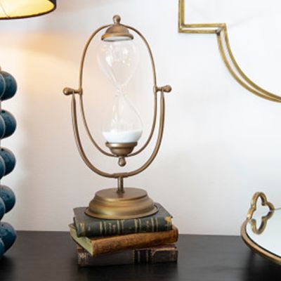 Rotating Hourglass Decor