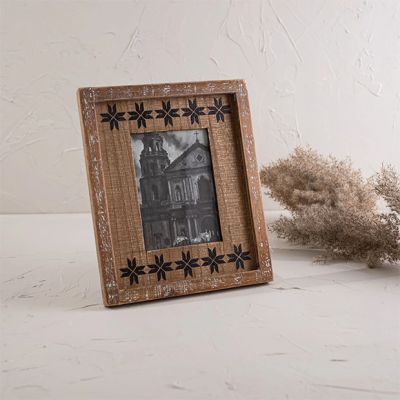 Rustic Boho Wooden Photo Frame