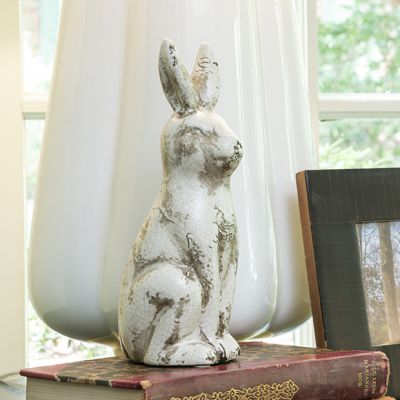 Rustic Ceramic Rabbit