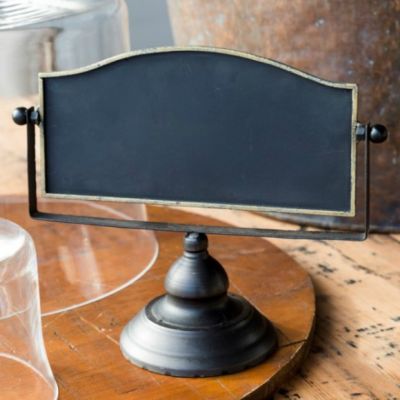 Rustic Chalkboard Sign On Stand