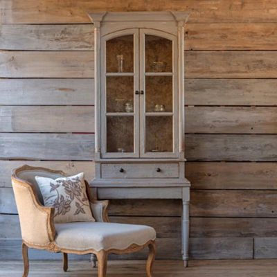 Rustic Cottage Curio Cabinet