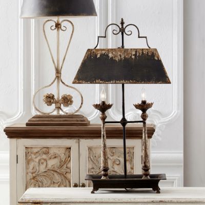 Rustic Elegance 2 Light Table Lamp