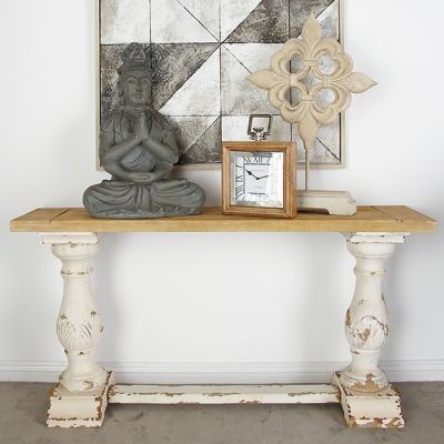 Rustic Elegance Console Table