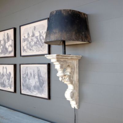 Rustic Farmhouse Wall Sconce Lamp