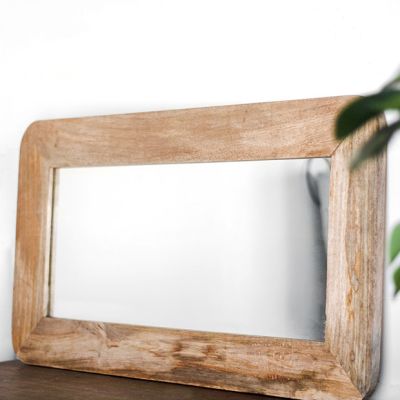 Rustic Farmhouse Wood Framed Mirror