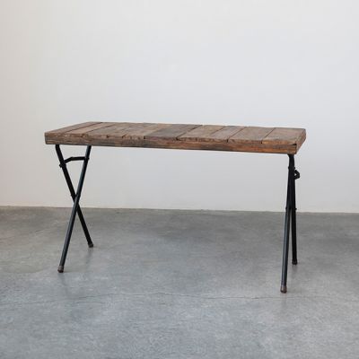 Rustic Industrial Folding Table