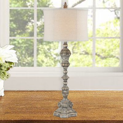 Rustic Ornate Table Lamp