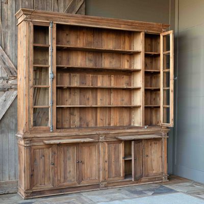 Rustic Pine Farmhouse Cabinet 