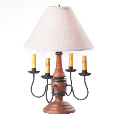 Rustic Pumpkin Candelabra Table Lamp