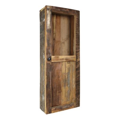 Rustic Reclaimed Wood Wall Cabinet