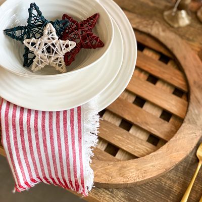 Rustic Round Charger Plate