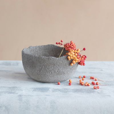Rustic Sandstone Decorative Bowl
