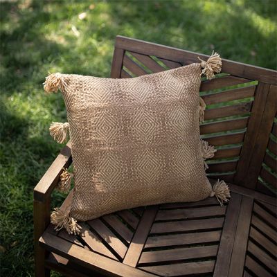 Rustic Touches Tasseled Accent Pillow
