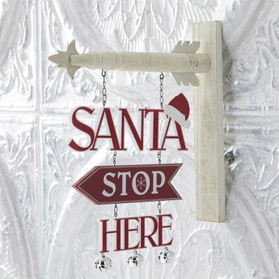 Santa Stop Here Arrow Sign Replacement