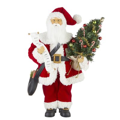 Santa With His List Figurine