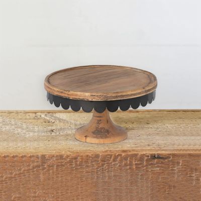 Scallop Skirted Cake Stand
