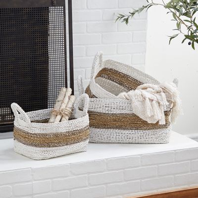 Seagrass String Basket Set of 3