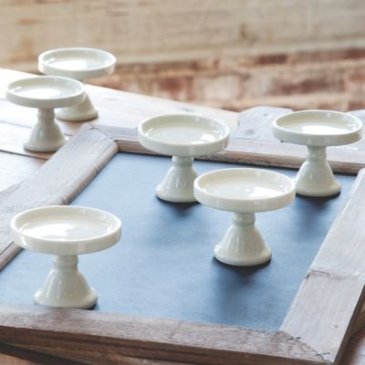 Country Chic Cupcake Stands Set of 6
