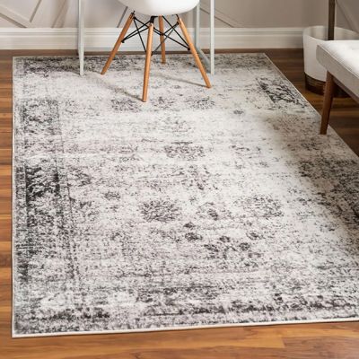 Shades Of Gray Woven Area Rug