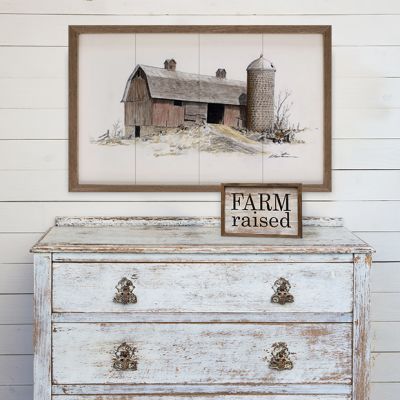 Silo With Red Barn By Hautman Brothers Wall Decor