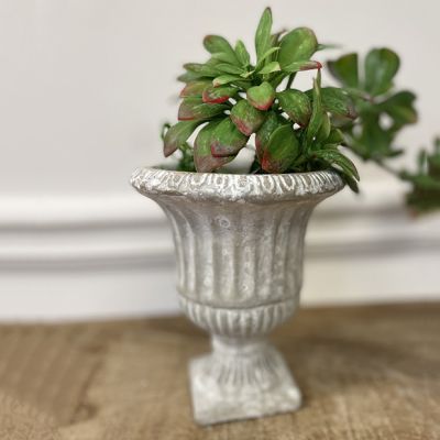 Simple Cement Tabletop Urn Planter