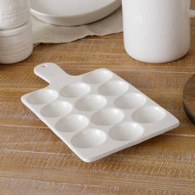 Simple Ceramic Egg Tray