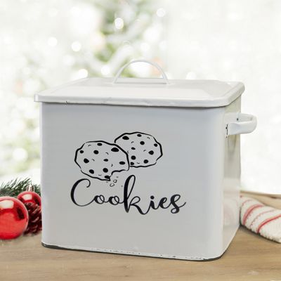 Simple Classics Enamelware Cookie Canister