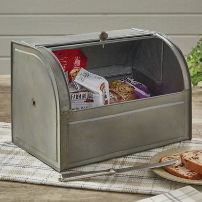 Simple Farmhouse Metal Bread Box