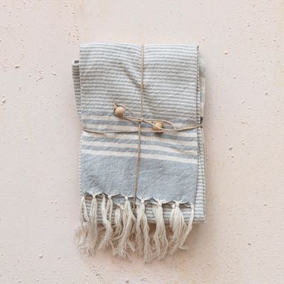Simple Farmhouse Striped Tea Towel Collection Set of 3
