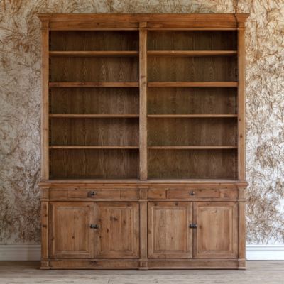 Simply Cottage 4 Door Wooden Bookcase | SHIPS FREE