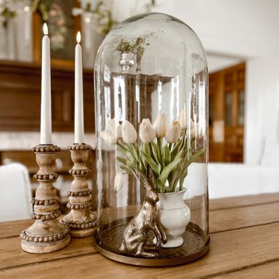 Simply Elegant Glass Cloche Display