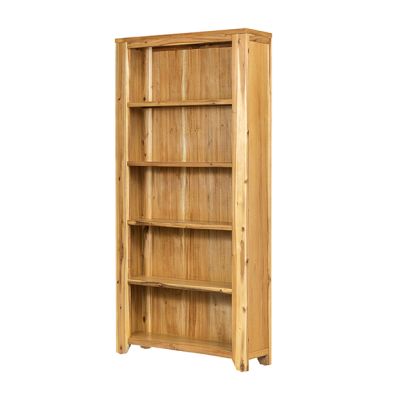 Slender 5 Shelf Wooden Bookcase