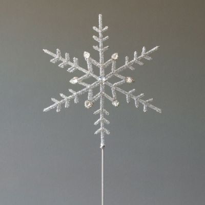 Snowflake Beaded Tree Topper