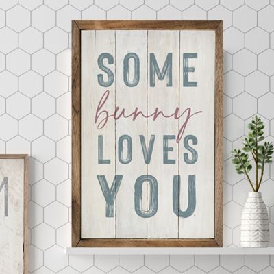 Some Bunny Loves You Paste Wall Art