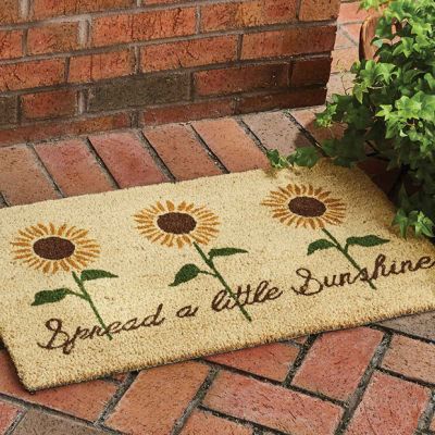 Spread Sunshine Sunflowers Doormat