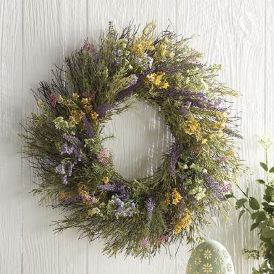 Spring Delight Mixed Wildflower Wreath