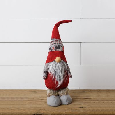 Squatty Snow Lodge Gnome Figure