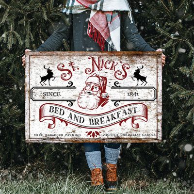 St. Nick's Bed and Breakfast Canvas Wall Art