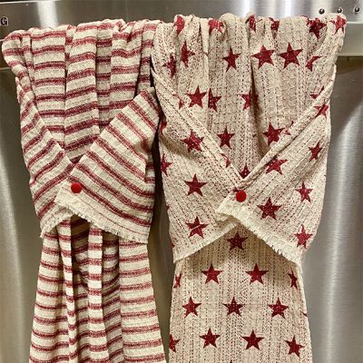 Stars and Stripes Kitchen Towel Set of 2
